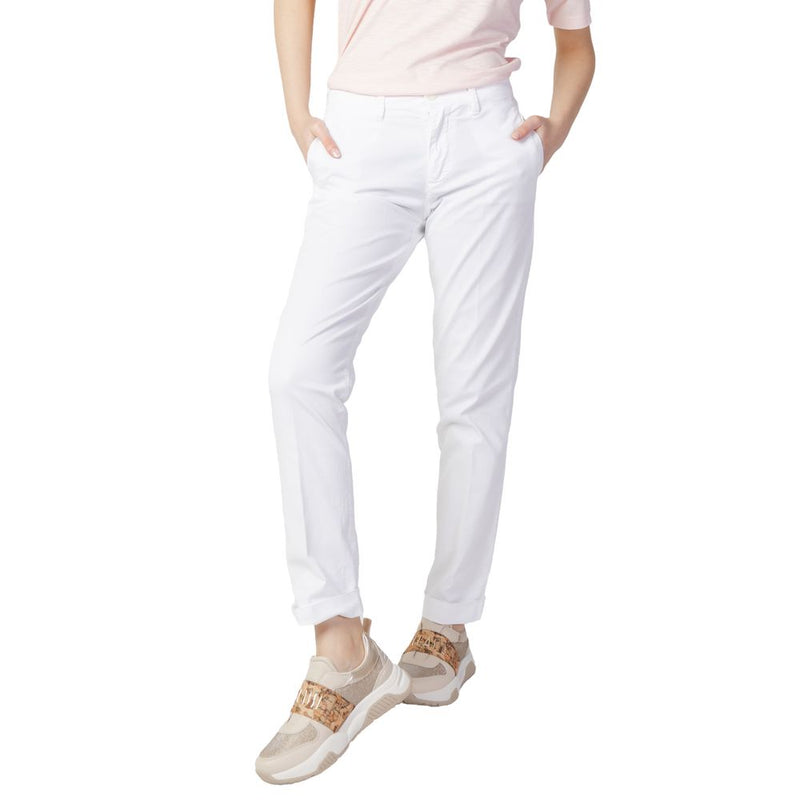 White Cotton Jeans & Pant Blauer