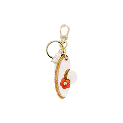 Beige Polyester Keychain Alviero Martini Prima Classe