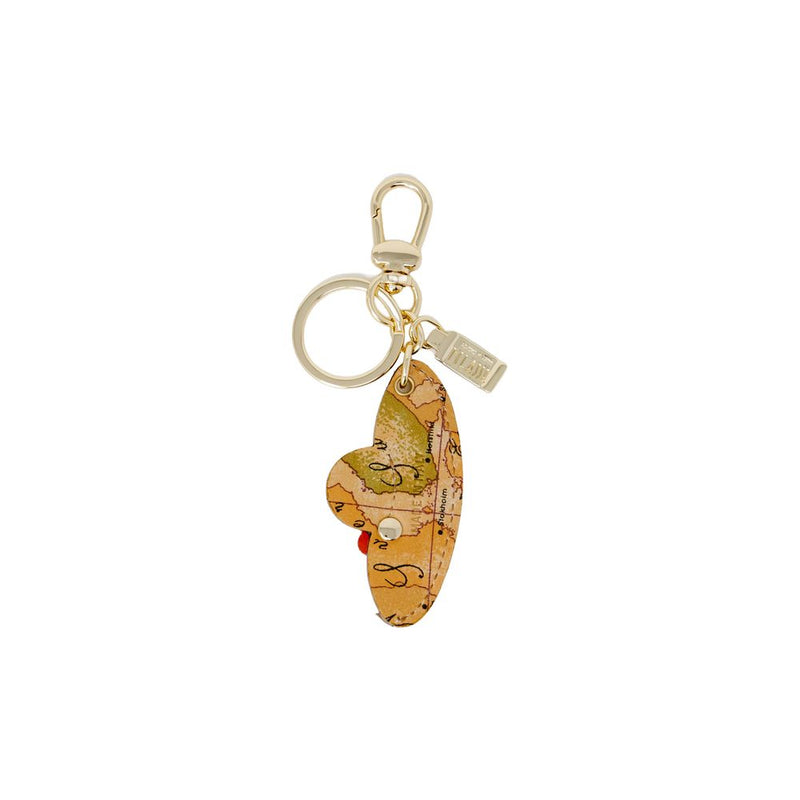 Beige Polyester Keychain Alviero Martini Prima Classe