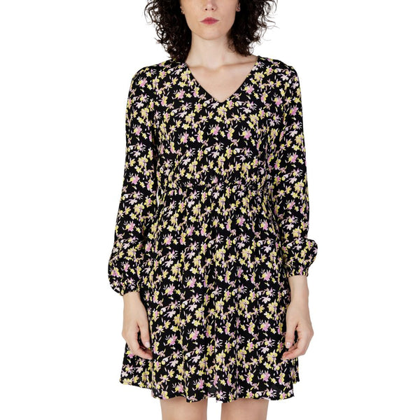 Black Viscose Dress Jacqueline De Yong
