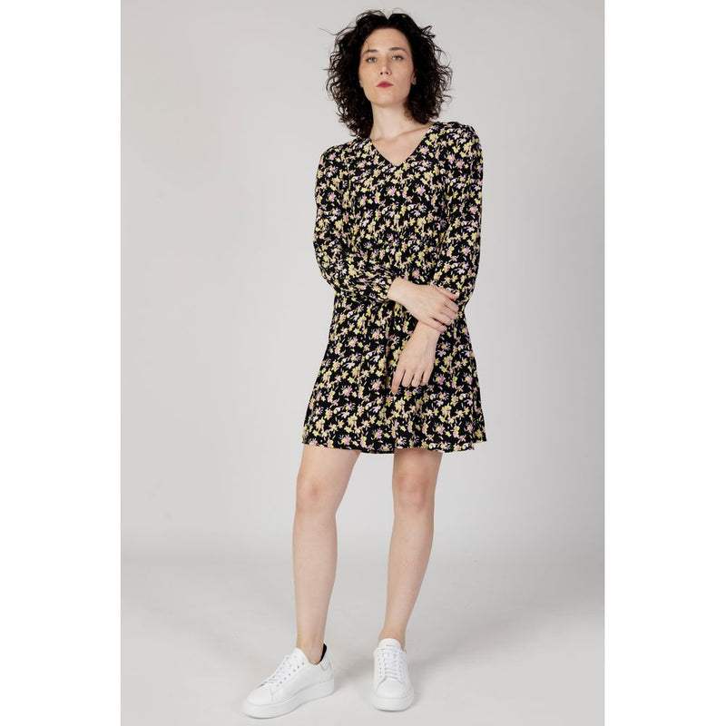 Black Viscose Dress Jacqueline De Yong