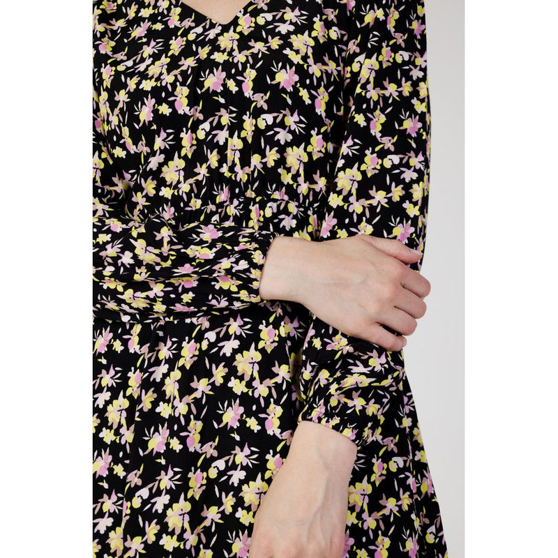 Black Viscose Dress Jacqueline De Yong