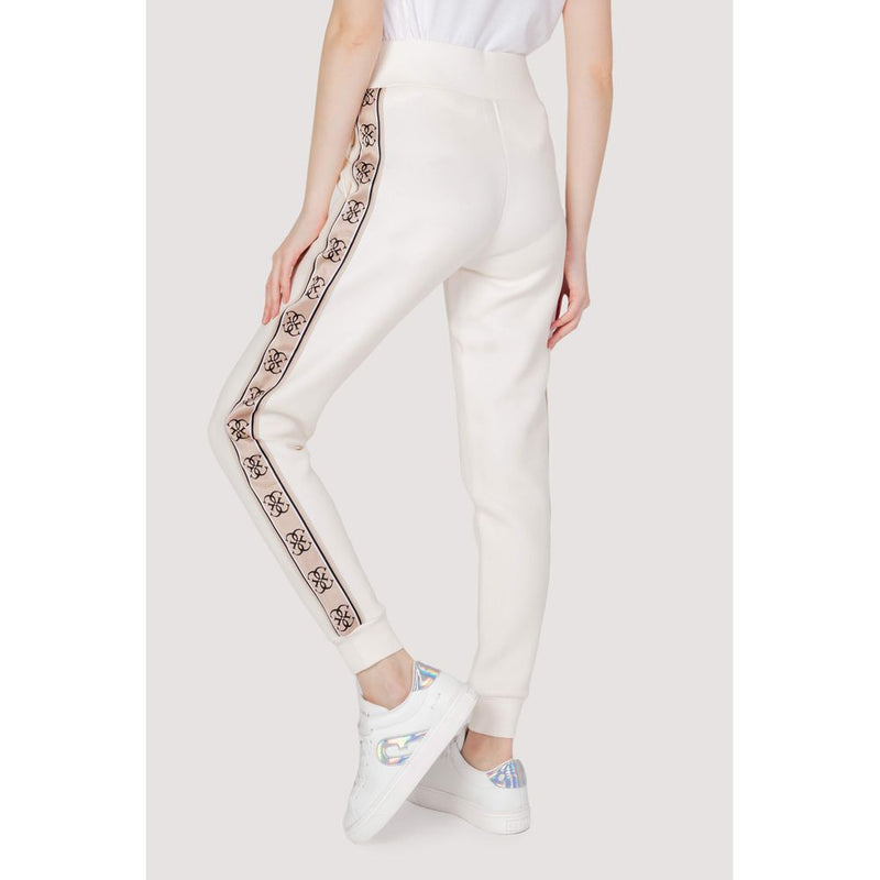 Cream Cotton Jeans & Pant Guess Active