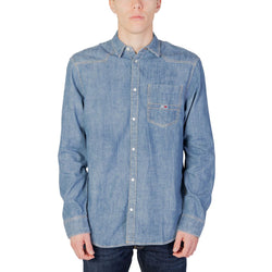 Blue Cotton Shirt Tommy Hilfiger Jeans