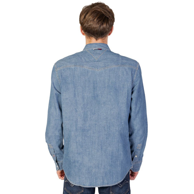 Blue Cotton Shirt Tommy Hilfiger Jeans