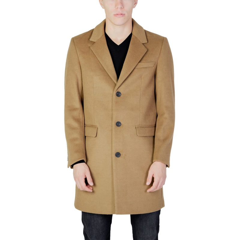 Beige Polyester Jacket Antony Morato