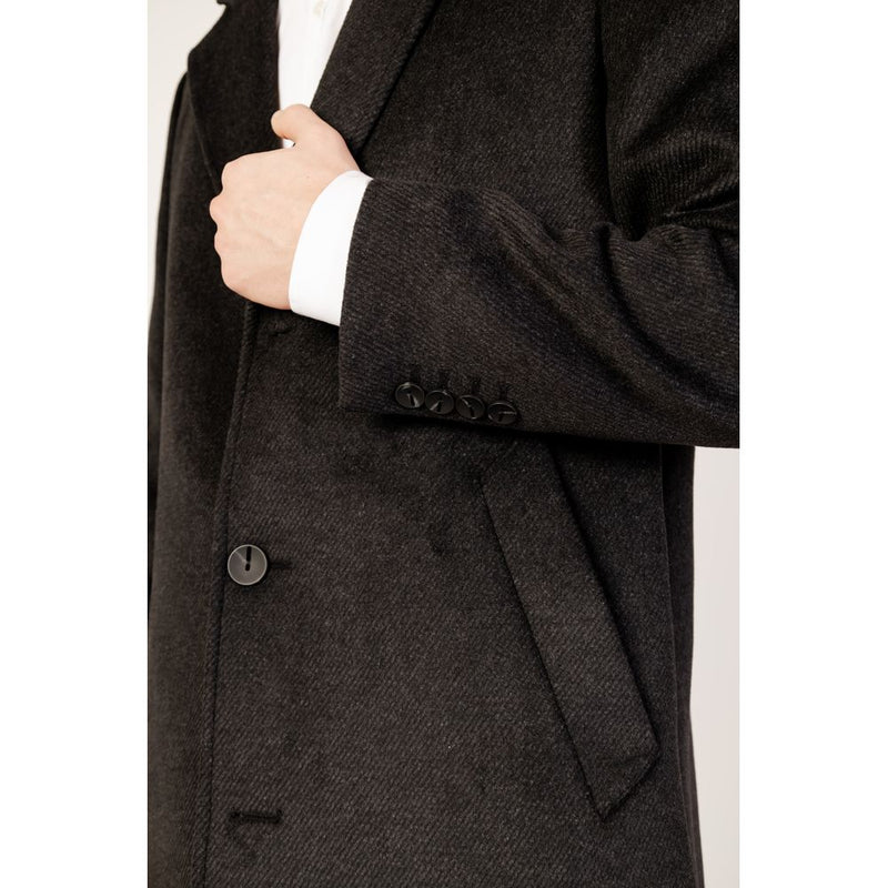 Black Polyester Jacket Antony Morato