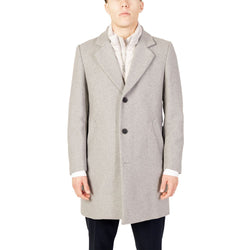 Gray Polyester Jacket Antony Morato