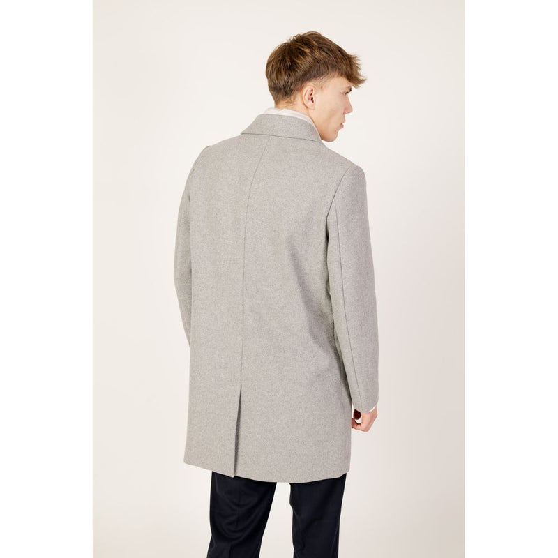 Gray Polyester Jacket Antony Morato