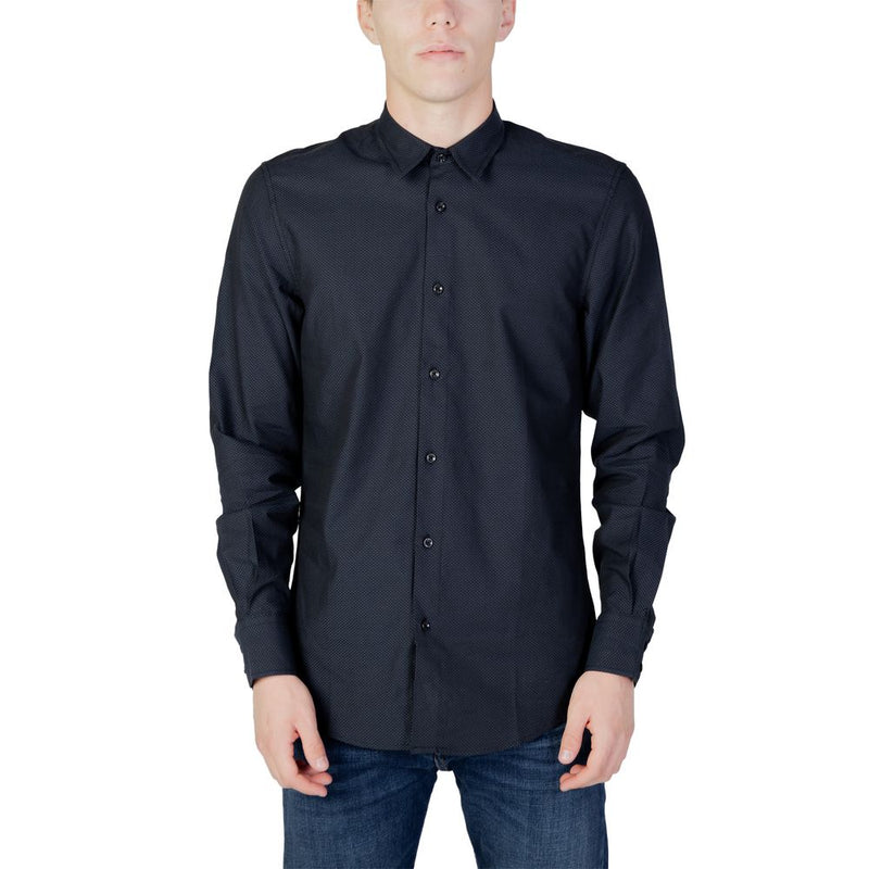 Blue Cotton Shirt Antony Morato