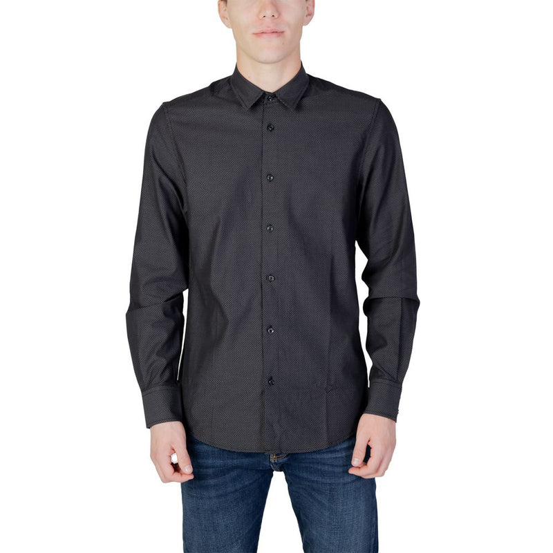 Gray Cotton Shirt Antony Morato