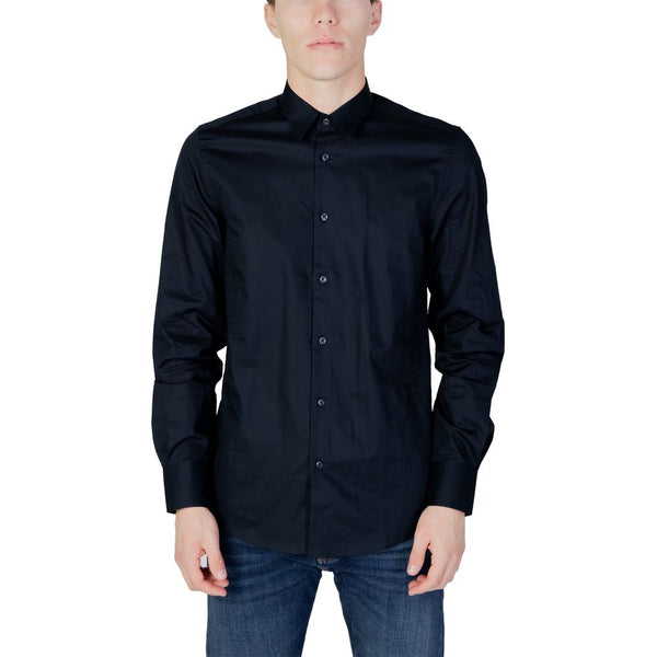 Blue Cotton Shirt Antony Morato