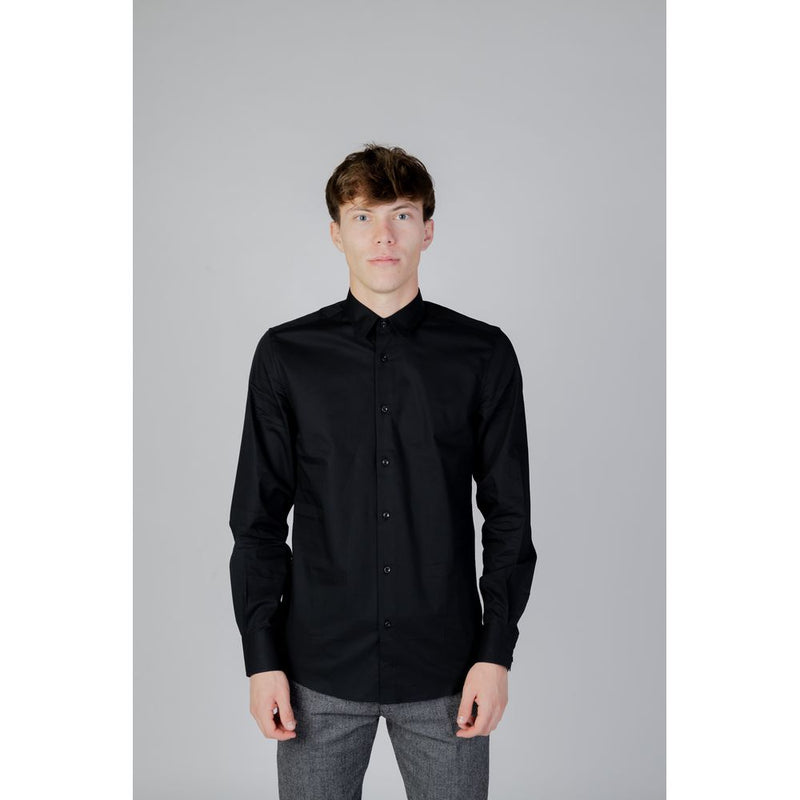 Black Cotton Shirt Antony Morato