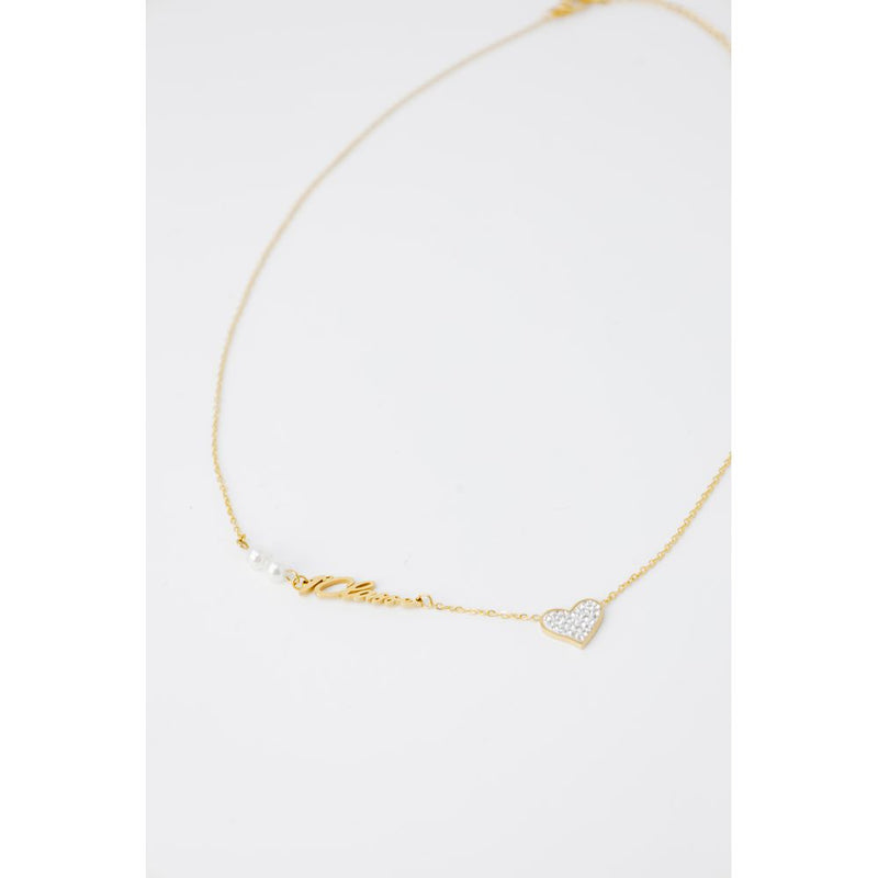 Gold Steel Necklace Alviero Martini Prima Classe