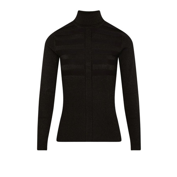 Black Viscose Sweater Morgan De Toi