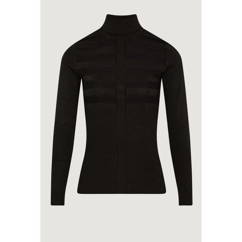 Black Viscose Sweater Morgan De Toi