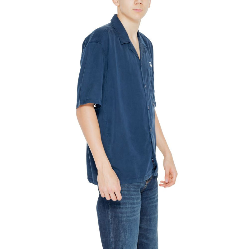 Blue Lyocell Shirt Tommy Hilfiger Jeans