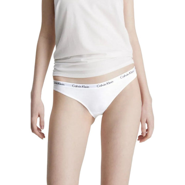 White Cotton Underwear Calvin Klein Underwear