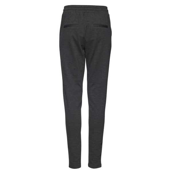 Gray Polyester Jeans & Pant ICHI