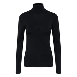 Black Viscose Sweater ICHI