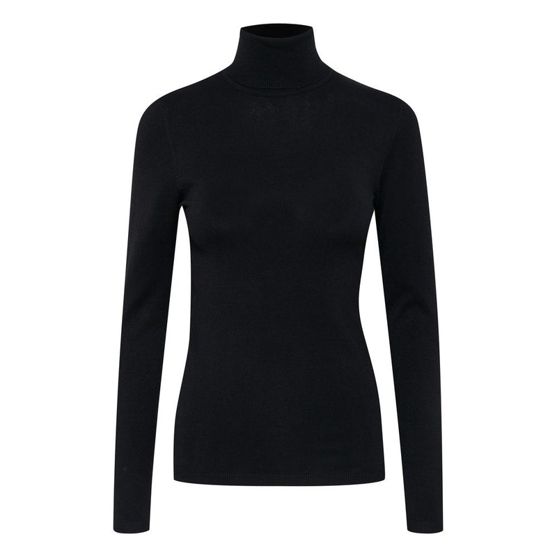 Black Viscose Sweater ICHI