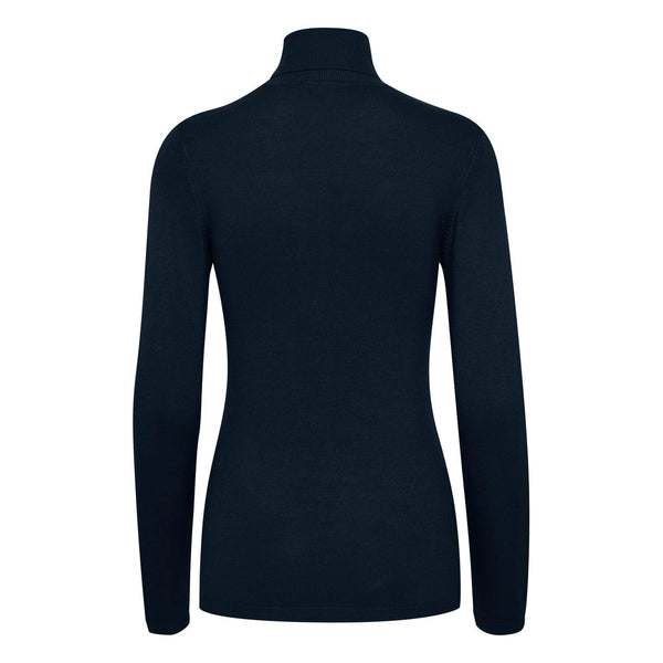 Blue Viscose Sweater ICHI