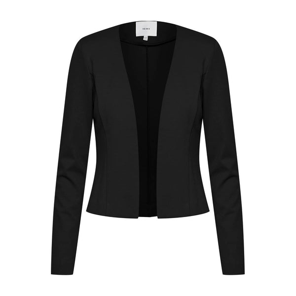 Black Polyester Suits & Blazer ICHI