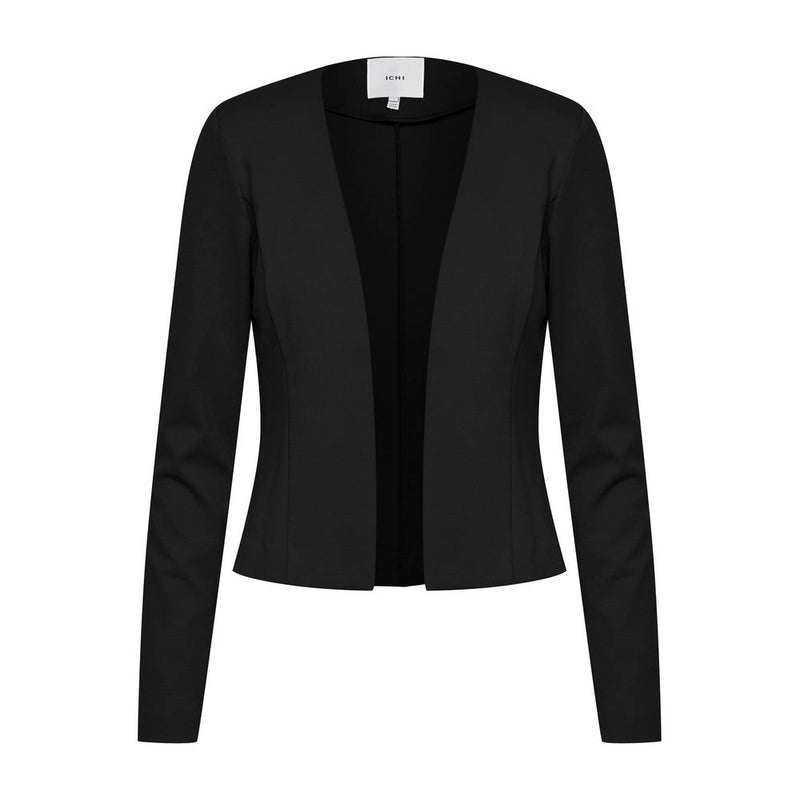 Black Polyester Suits & Blazer ICHI