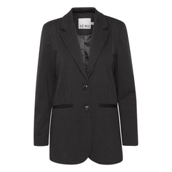 Black Recycled Polyester Suits & Blazer ICHI