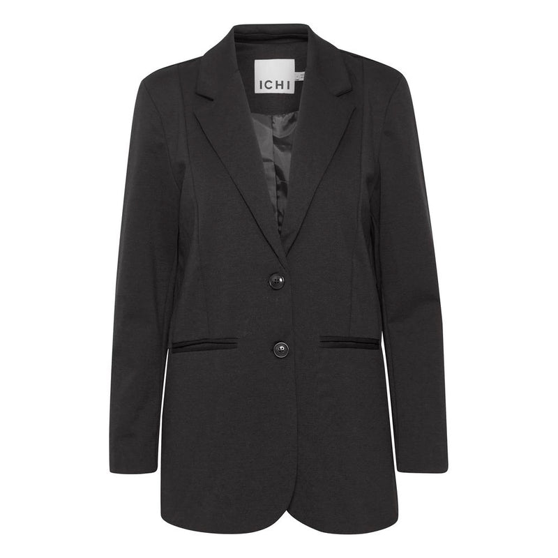 Black Recycled Polyester Suits & Blazer ICHI