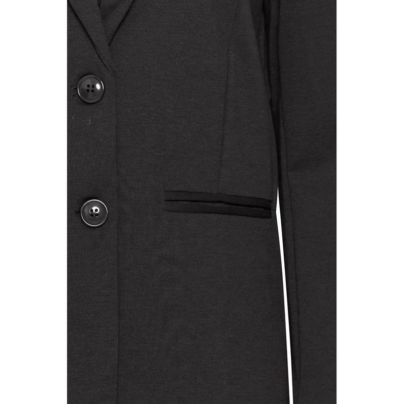 Black Recycled Polyester Suits & Blazer ICHI