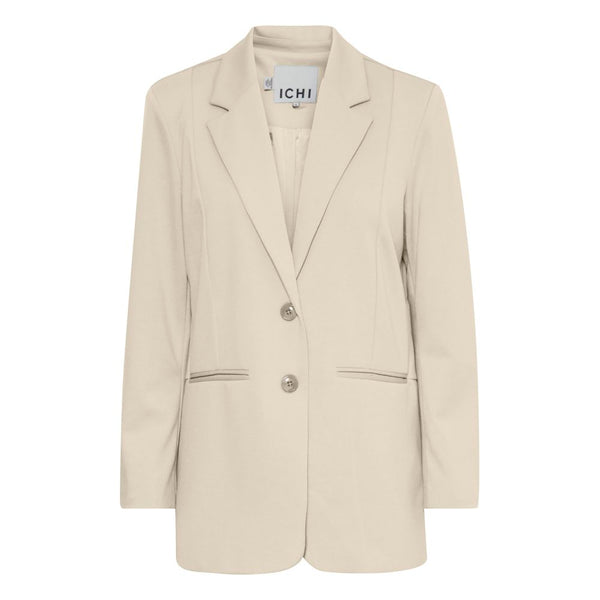 Beige Recycled Polyester Suits & Blazer ICHI