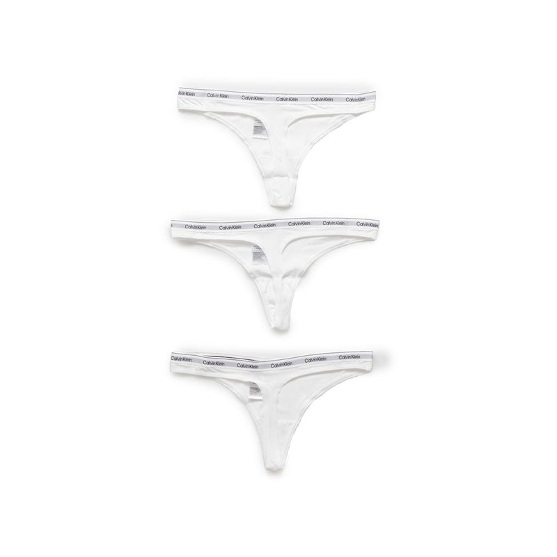 White Cotton Underwear Calvin Klein Underwear