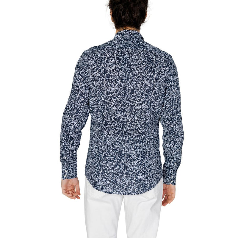 Blue Cotton Shirt Antony Morato