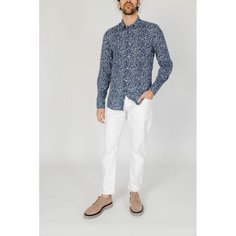 Blue Cotton Shirt Antony Morato