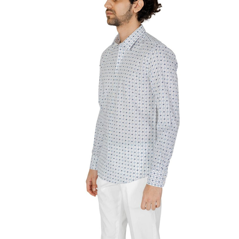 Blue Cotton Shirt Antony Morato