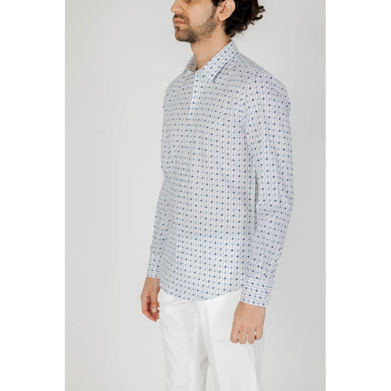 Blue Cotton Shirt Antony Morato