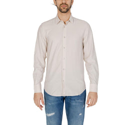 Beige Viscose Shirt Antony Morato