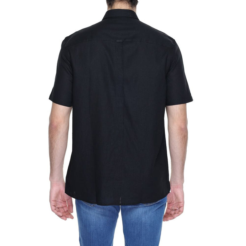 Black Linen Shirt Antony Morato