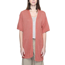 Red Recycled Cotton Cardigan Jacqueline De Yong