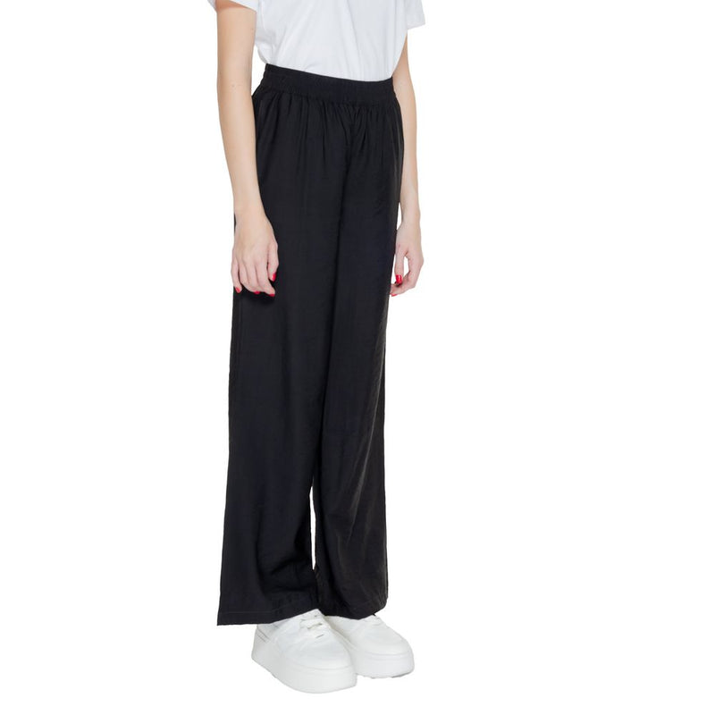 Black Viscose Jeans & Pant Jacqueline De Yong