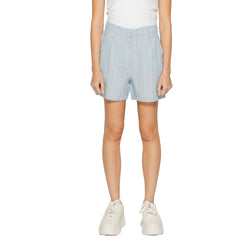 Light Blue Linen Short Vero Moda