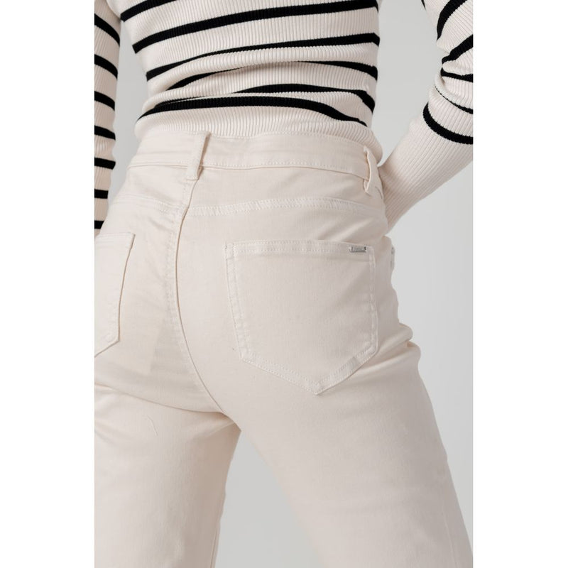 Beige Cotton Jeans & Pant Morgan De Toi