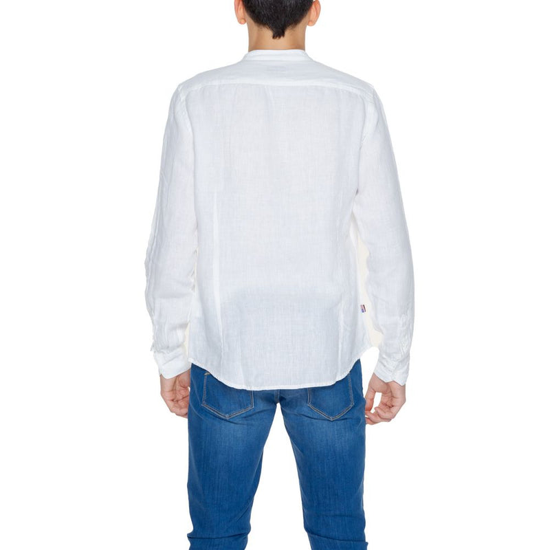 White Linen Shirt Blauer