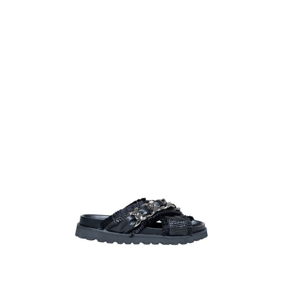 Black Polyethylene Sandal Cult