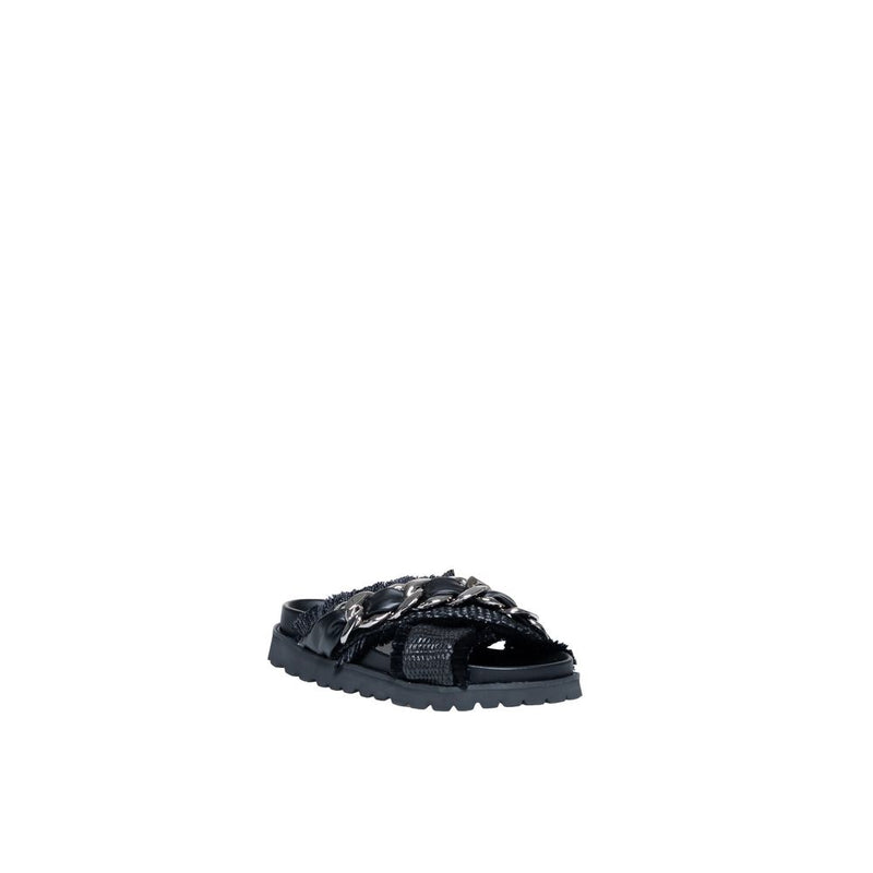 Black Polyethylene Sandal Cult