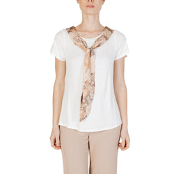 Beige Viscose Tops & T-Shirt Alviero Martini Prima Classe