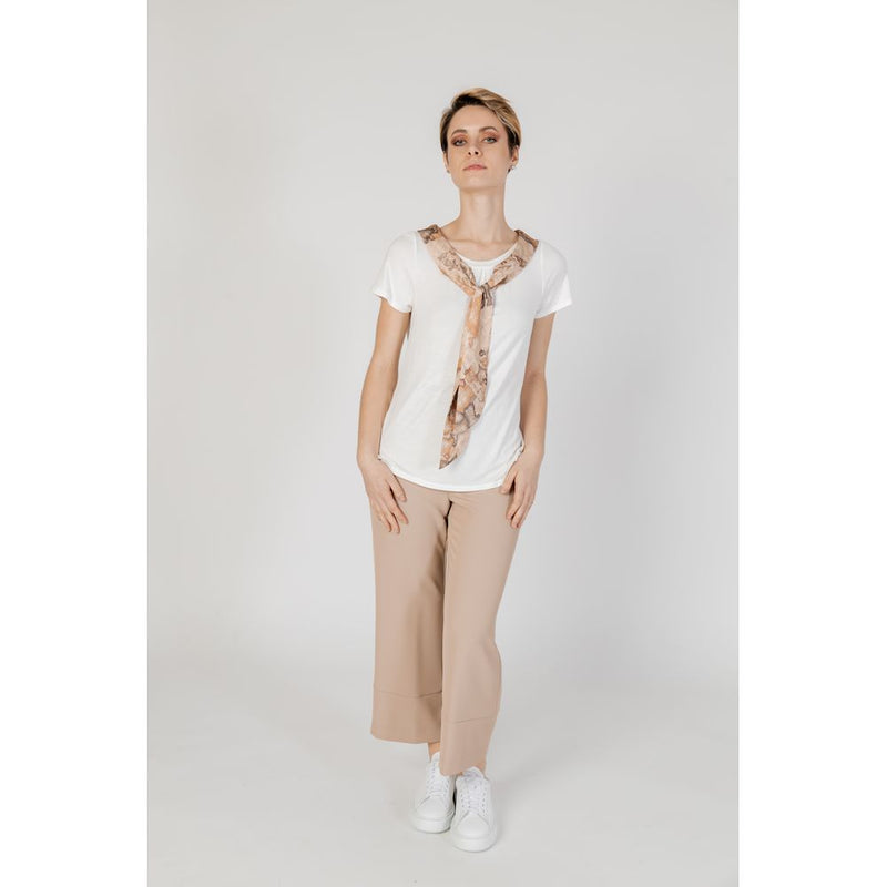 Beige Viscose Tops & T-Shirt Alviero Martini Prima Classe