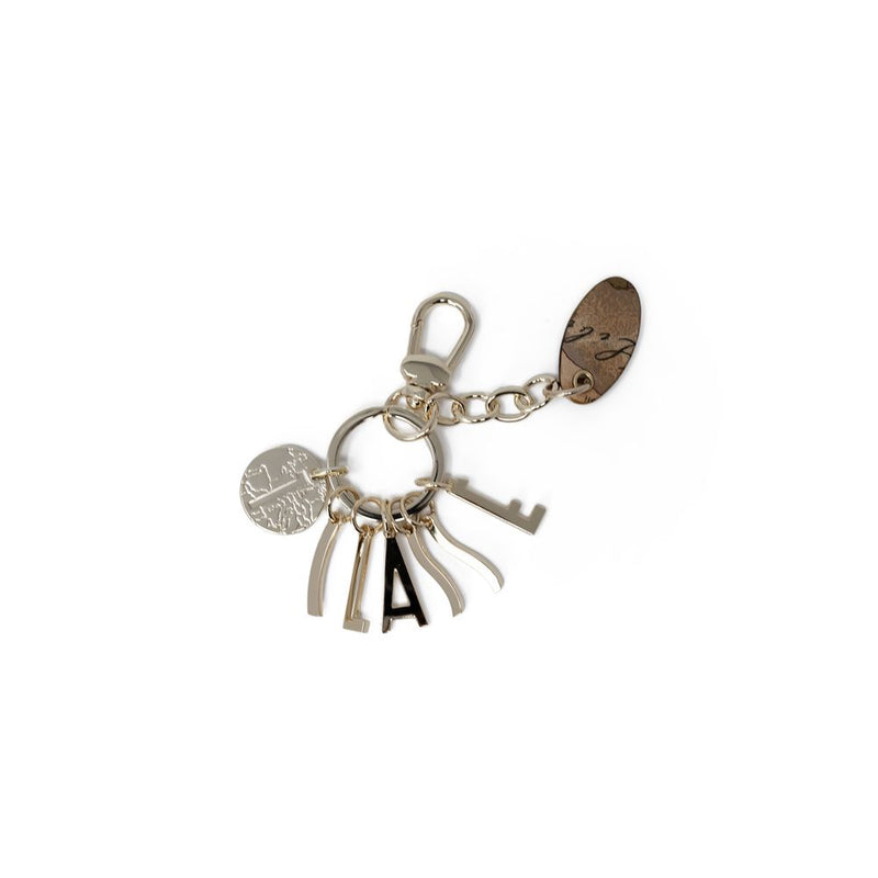 Gold Zinc Keychain Alviero Martini Prima Classe