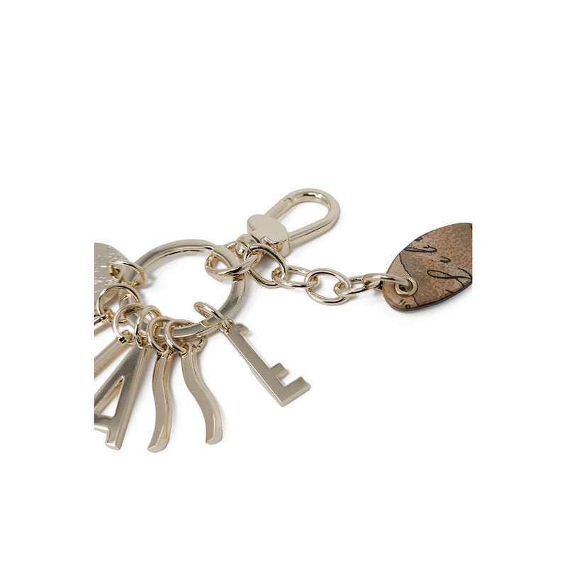 Gold Zinc Keychain Alviero Martini Prima Classe